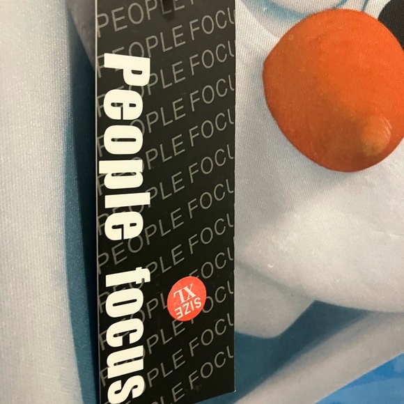 People focus brand disneys frozen all over print olaf character sweater shirt XL - Picture 13 of 14